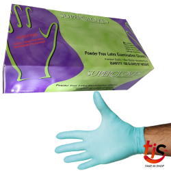 Protections Gants en latex non poudrés goût menthe