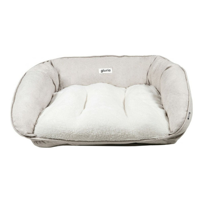 Lits et matelas Canapé pour chien Gloria MANDI Beige Polyester (80 x 66 x 25 cm)