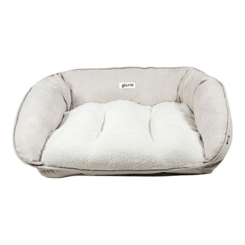 Beds and mattresses Dog Sofa Gloria MANDI Beige Polyester (80 x 66 x 25 cm)
