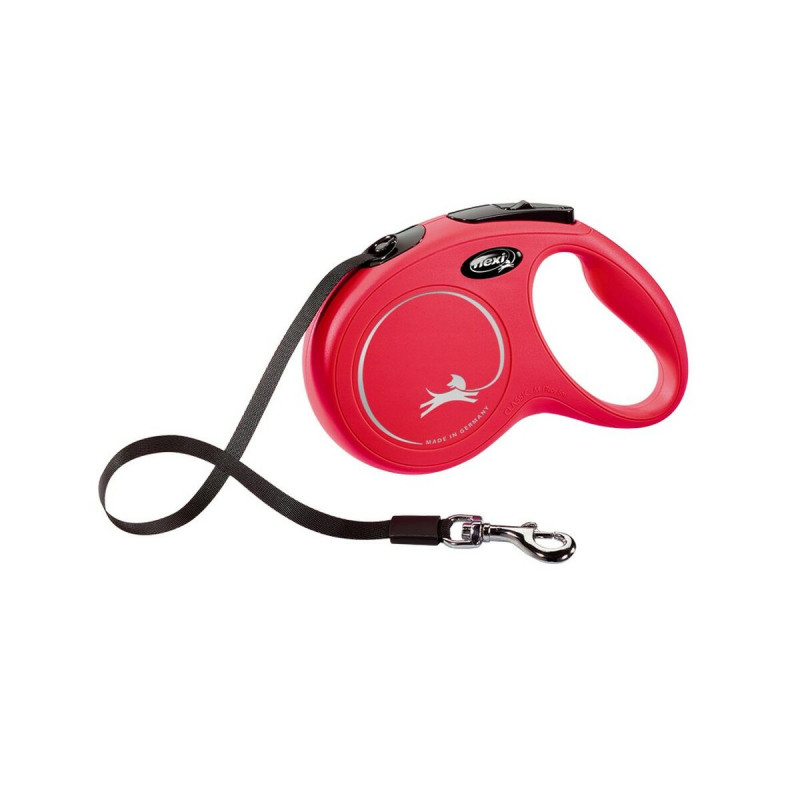 Travelling and walks Dog Lead Flexi New Classic L Red
