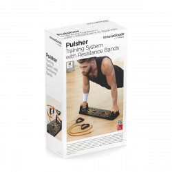Fitness e Attrezzi per Esercizi Tavola per Flessioni Push-Up con Bande di Resistenza e Manuale per gli Esercizi Pulsher Innov...