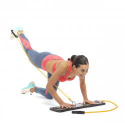 Fitness et Appareils de Musculation Planche de Pompes Push-Up avec Bandes de Résistance et Guide d'exercices Pulsher InnovaGoods