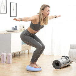 Fitness and Exercise Equipment Balance Cushion with Inflation Pump Cushport InnovaGoods