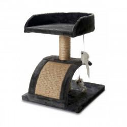 Toys Scratching Post for Cats Tree Natural Grey Wood Hemp