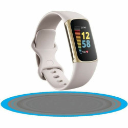 Smartwatches Pulseira de Atividade Fitbit Charge 5 Dourado Branco
