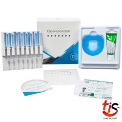 Branqueadores dentais Opalescence PF 10% Regular Home Whitening Kit - Gel de peróxido de carbamida com acessórios