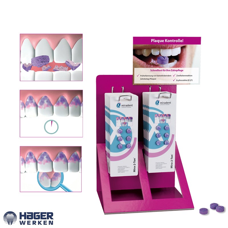 Hygiène bucco-dentaire | Blanchissants Comprimés de test de plaque Mira 2 Ton®