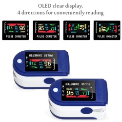 Blood pressure monitors and thermometers Portable finger pulse oximeter